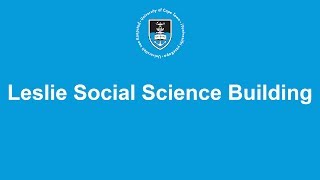 Leslie Social Science Building - Uct Video Venue Finder