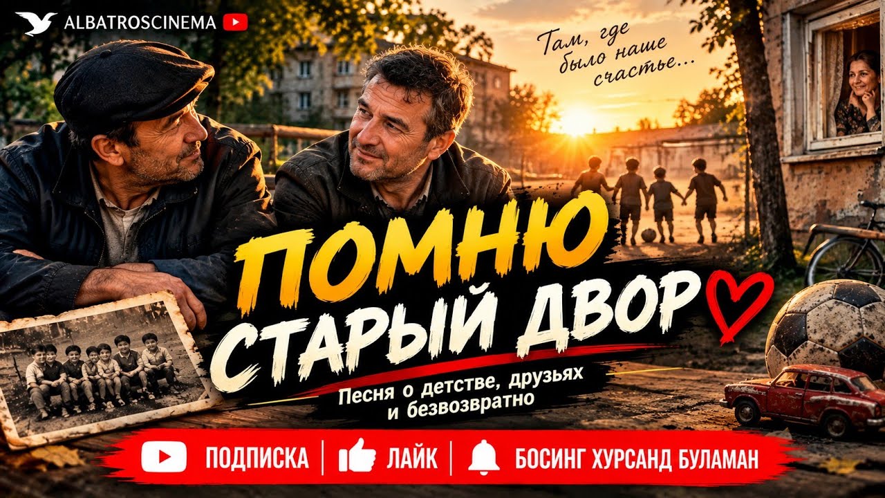 ПОМНЮ СТАРЫЙ ДВОР | Песня о детстве, друзьях и годах, которые не вернуть