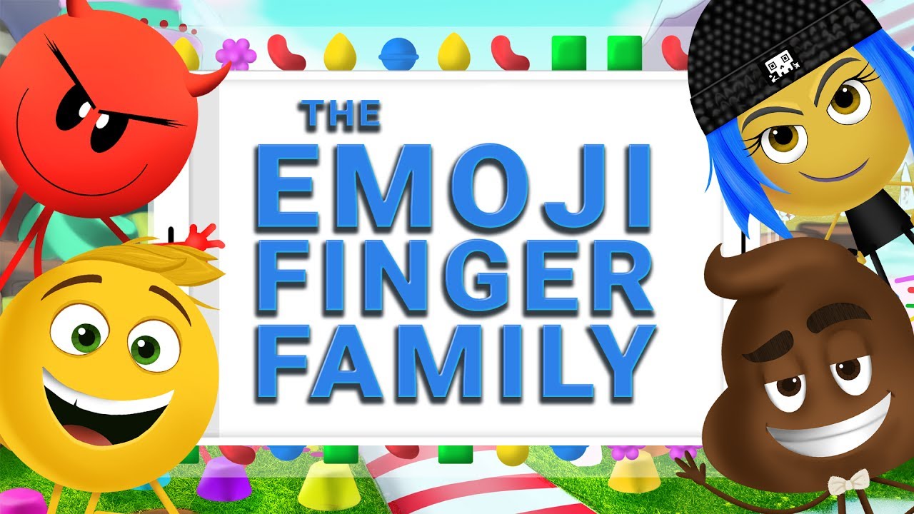 The Finger Family Song The Emoji Movie WigglePop Nursery Rhymes