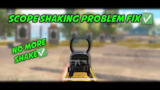 why scope is shaking in bgmi | problem fix ✅| #bgmi #pubgmobile #pubgm