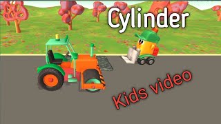 Learn 3D Shapes With Rick The Road Roller | Kiddies_TV Hindi | Thise video for kids