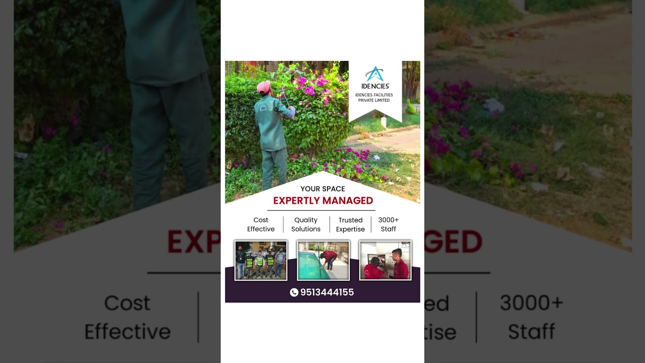 Your Space, Expertly Managed by Idencies Facilities in Bangalore! 📞 Call Us Today: +91 9513444155