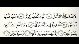 سورة الليل القارئ صلاح الهاشم