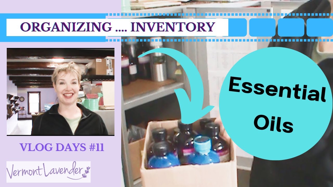 Organizing ESSENTIAL OILS for my SOAP Business | Studio VLOG #11