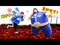 【寸劇】マグマがきたー！！でっかい警察助けて～！床が溶岩Floor is Lava★にゃーにゃちゃんねるnya-nya channel