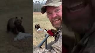 Man Tries To Trap A Bear Digging In His Trash