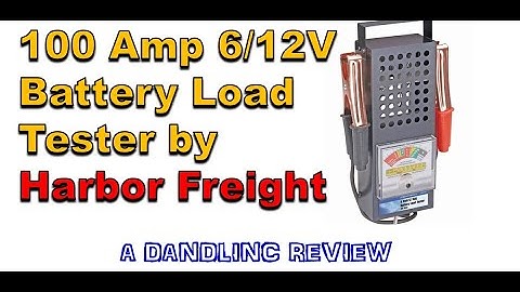 100 Amp Battery Load & Charging System Tester by Chicago Electric (Cen-Tech)