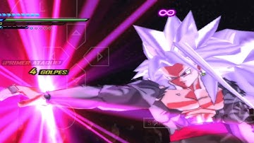 BLACK GOKU SSJ5 GAMEPLAY DBZ TTT MOD