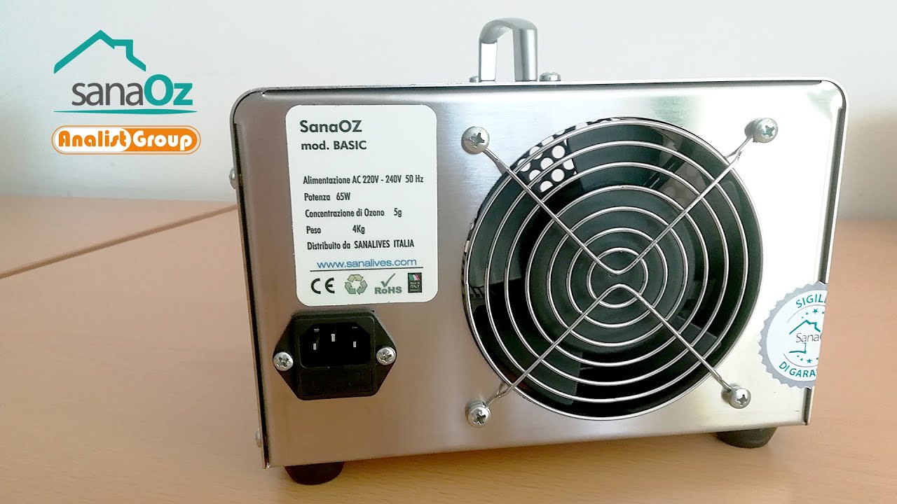 SanaOz Ozonizzatore per la sanificazione e l'igienizzazione degli ambienti  