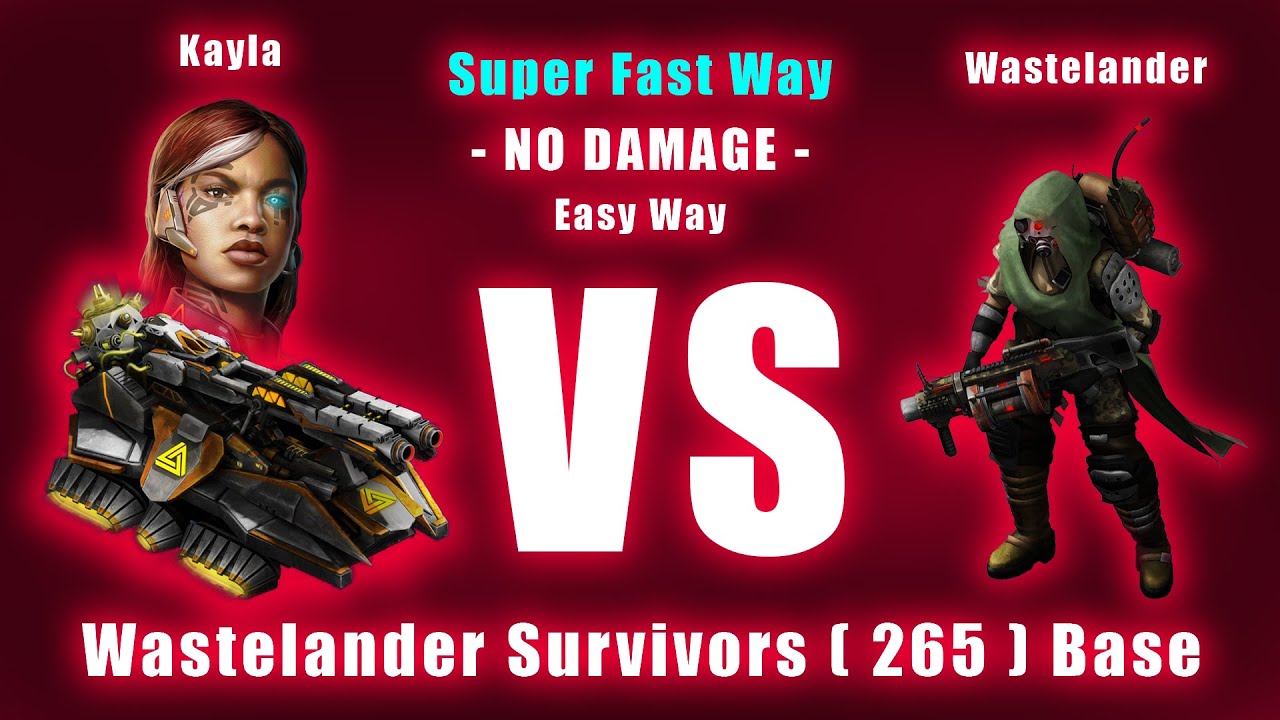 War Commander | Wastelander Survivors ( 265 ) Base  | Super Fast Way | NO DAMAGE | 21 Feb 2022