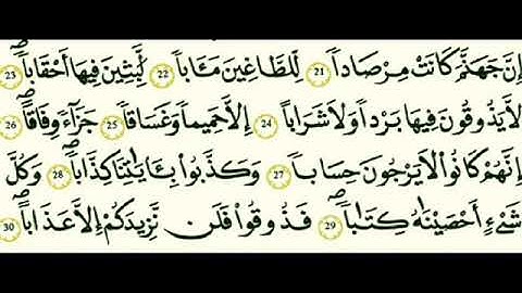 سورة النبأ بصوت القارئ الشيخ وليد النائحي