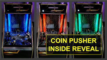 coin pusher inside reveal , preparation , how it works and what to look for
