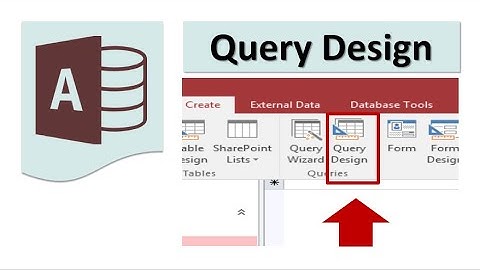 شرح  Microsoft Access | Query Design