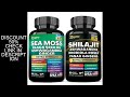 Seaweed 16-in-1, 19,445 Mg (60 Capsules) and Shilajit 8-in-1, 15,250 Mg (60 Capsules) Vitality Kit,