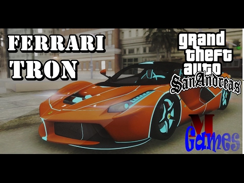 [GTA SA PC MODS] Ferrari LaFerrari TRON Edition @mimmigames1796