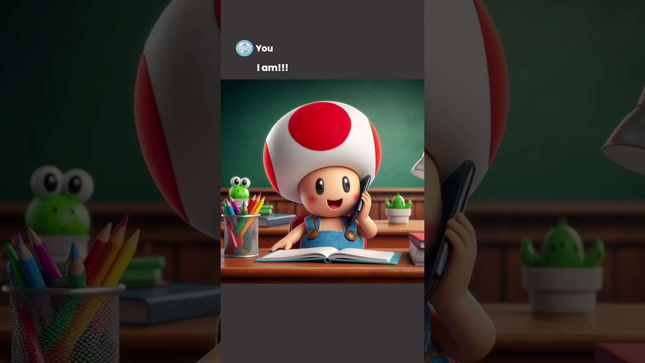 Why Aren T You At School The Good Ending Funny Mario Ai Aigenerated Memes Shorts