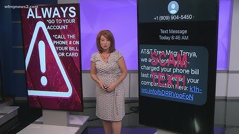 Scammers targeting you with fake accidental charges