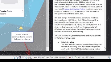 TBC v5.00 - User Interface and Trimble Connect log-in Updates