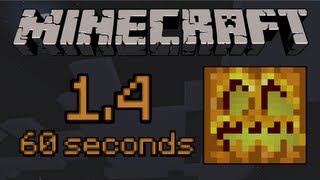 Minecraft 1.4 in 60 Seconds (Potions of invisibility, Anvils, Witches, The Wither)