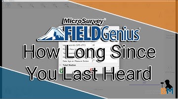 MicroSurvey FieldGenius How To: GNSS Data Age | Bench Mark