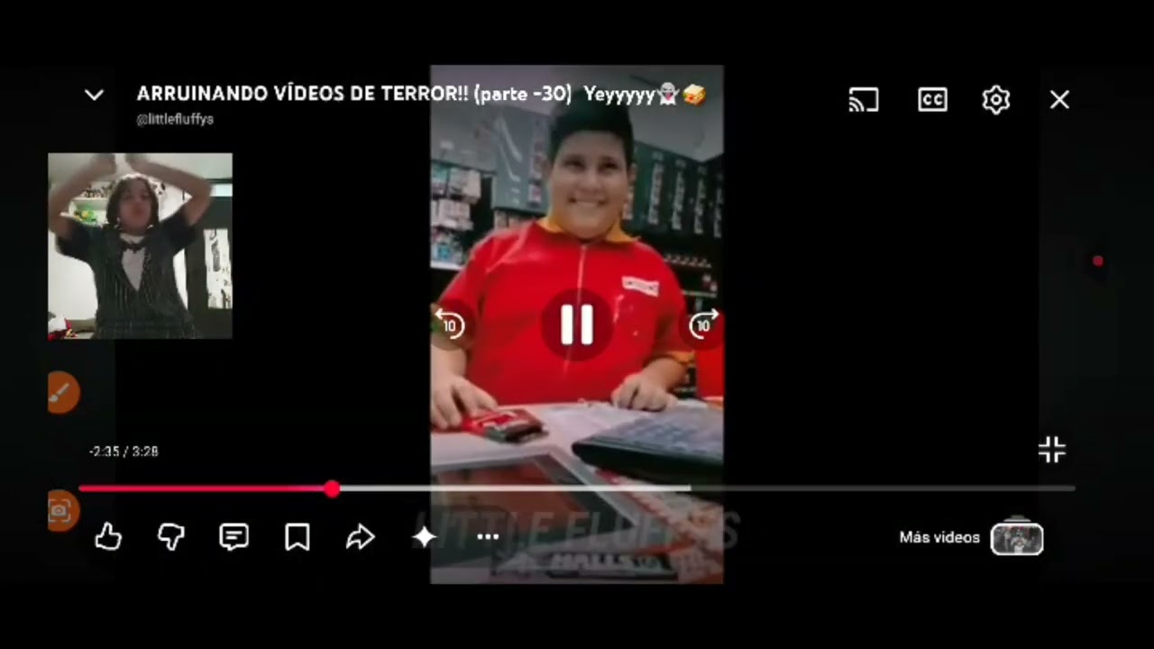 Reaccionando a arruinando videos de terror #1