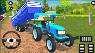 Sonalika Tractor Trolley 🚜 Indian Tractor Simulator 2 Village Driving 🚜 | Tractor Simulator Game 23 screenshot 1