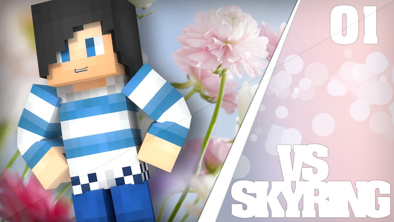 [MINECRAFT] Arm' VS Poupunou #01 - Skyring - Un bon début.