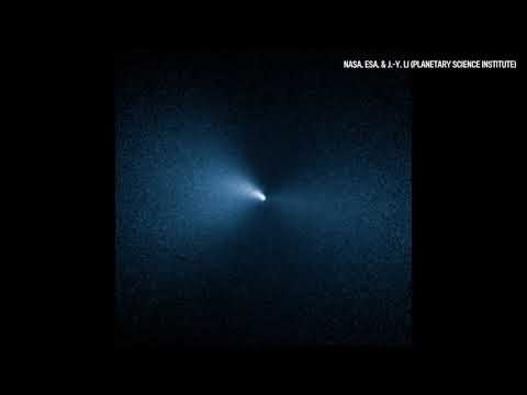 Hubble Catches Views of a Jet Rotating with Comet 252P/LINEAR