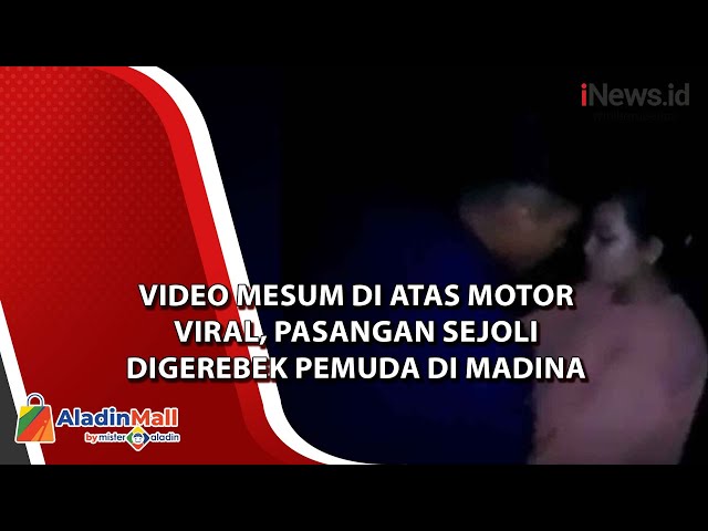 Video Mesum di Atas Motor Viral, Pasangan Sejoli Digerebek Pemuda di Madina class=