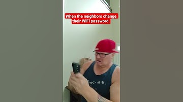 When the neighbors change their WiFi password...