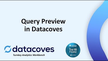 Query Preview in Datacoves