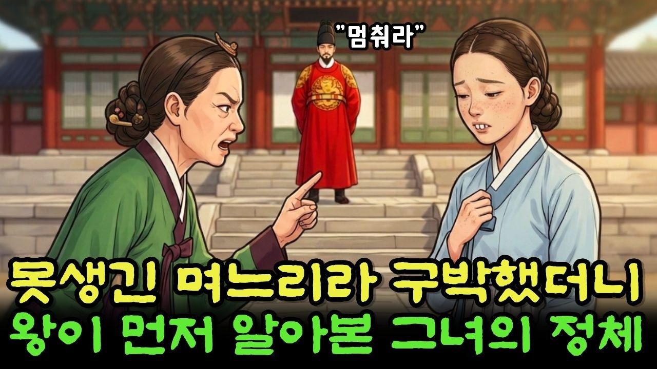 못생긴 며느리라 무시했는데 왕이 먼저 알아본 그녀의 정체 | 야담 | 옛날이야기