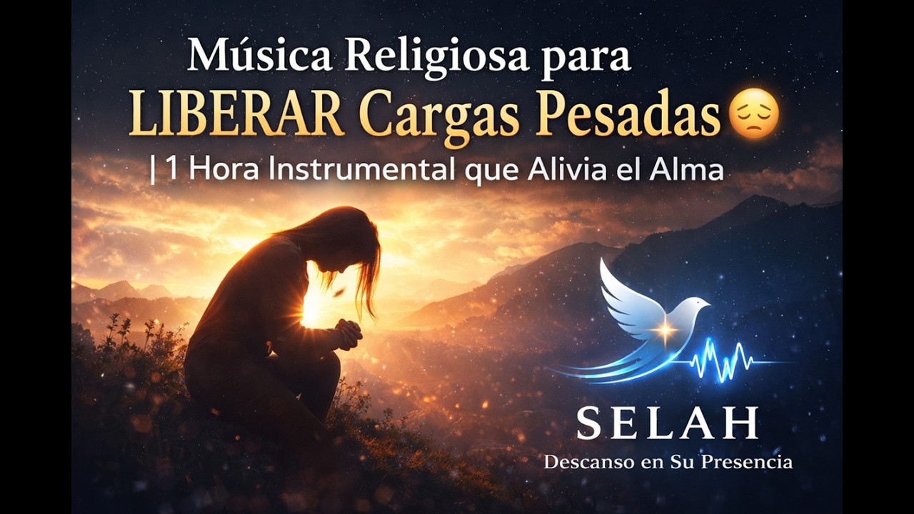 ✝️Música Religiosa para LIBERAR Cargas Pesadas | 1 Hora Instrumental que Alivia el Alma #Selah