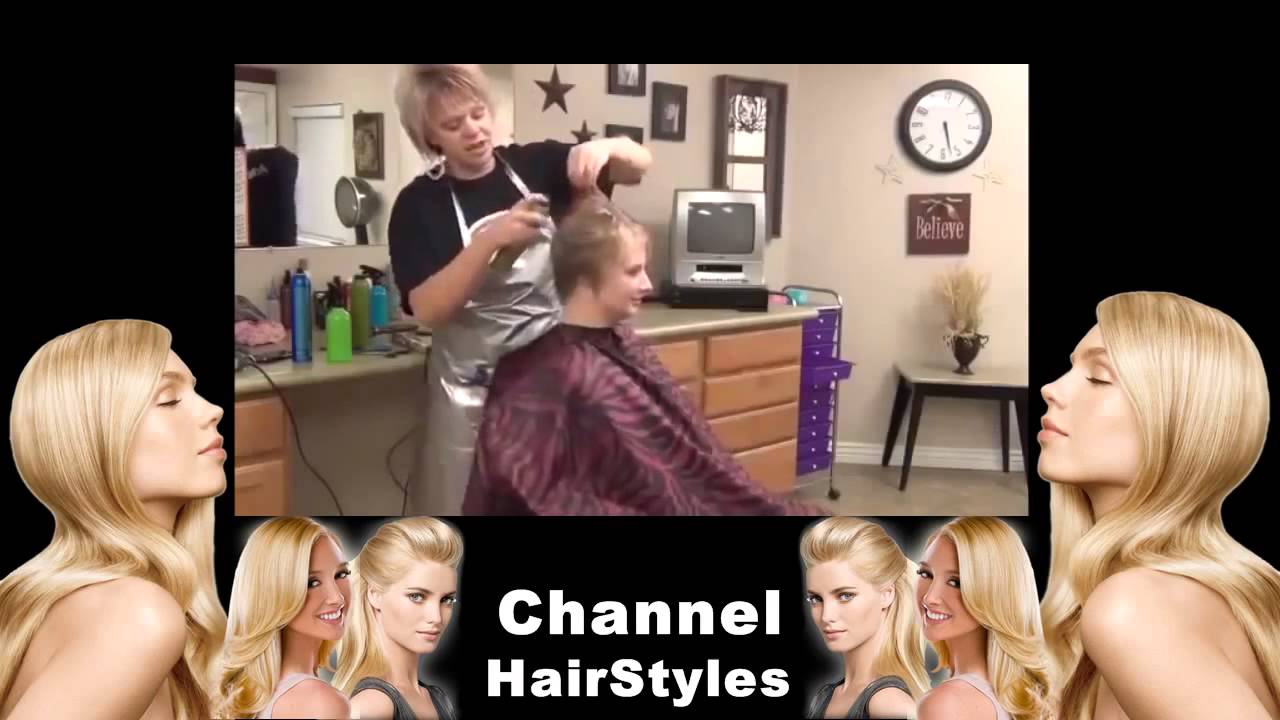 How To Cut Ladies Hair from Long to Short and Spiky Haircut Hairstyles