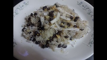 Cách nấu XÔI ĐẬU ĐEN bằng nồi cơm điện nhanh ngon.