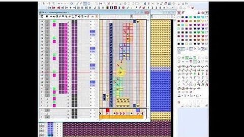 Pocket with bind off Using color arrangement mudule video stoll program online help 360