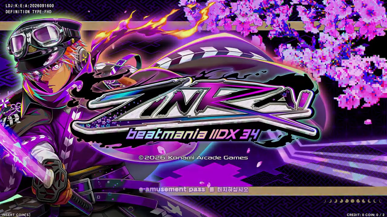 beatmania IIDX 34 ZINRAI] Title & Demo Loop - YouTube