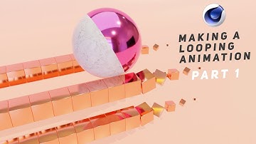 Cinema 4D Tutorial For Beginner - Loop Animation ( Part 1 )
