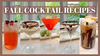 FALL COCKTAIL RECIPES 2022🍂 *S'mores Martini, Pumpkin White Russian, Fall Long Island + Hot Whiskey by ALISHA J POOLE 104 views 1 year ago 8 minutes, 9 seconds