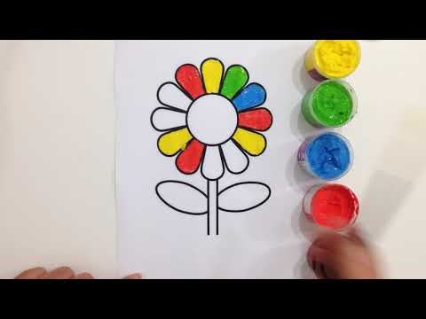 رسم و تلوين للأطفال تلوين زهرة
