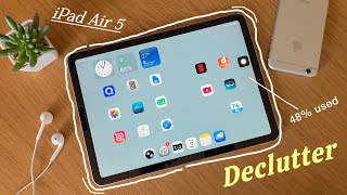 Decluttering my iPad Air 5 | reducing the storage space