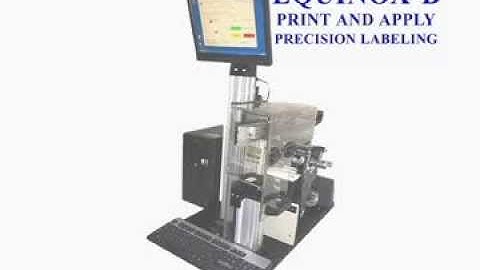Print Apply precision Labeler benchtop 2D barcodes NortekAutomation