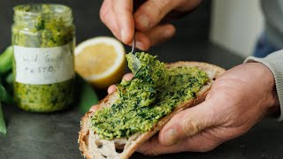 Wild Garlic Pesto foraged in County Wicklow in Ireland by The Happy Pear 5,309 views 1 month ago 5 minutes, 31 seconds