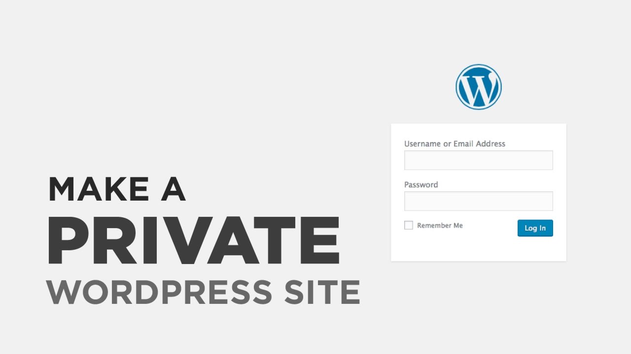Скрываем wordpress. Private. Приватно. To make private.