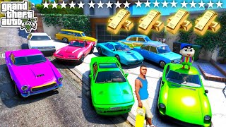 FRANKLIN AND SHINCHAN TOUCH ANYTHING BECOME GOLD|EVERYTHING IS FREE IN GTA V!