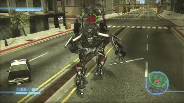 Transformers the game mods: Barricade vs Starscream and Blackout