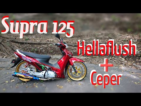 Review #15 | Modifikasi Supra125 Hellaflush dan Ceper