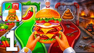 Burger Master Gameplay Walkthrough Part 1 – I Served a GIANT Burger! (iOS, Android) screenshot 1