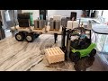 Aidan shows how to use the Lesu RC Forklift