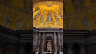 Basilica of saint Paul outside of the Walls. #catholicchurch #art #faith #catholic #rome #italy